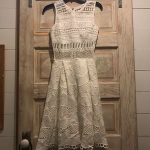 White lace dress